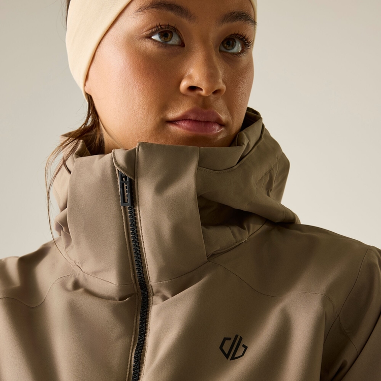 Women's Flurry II Waterproof Ski Jacket - Pine Bark | Dare2B