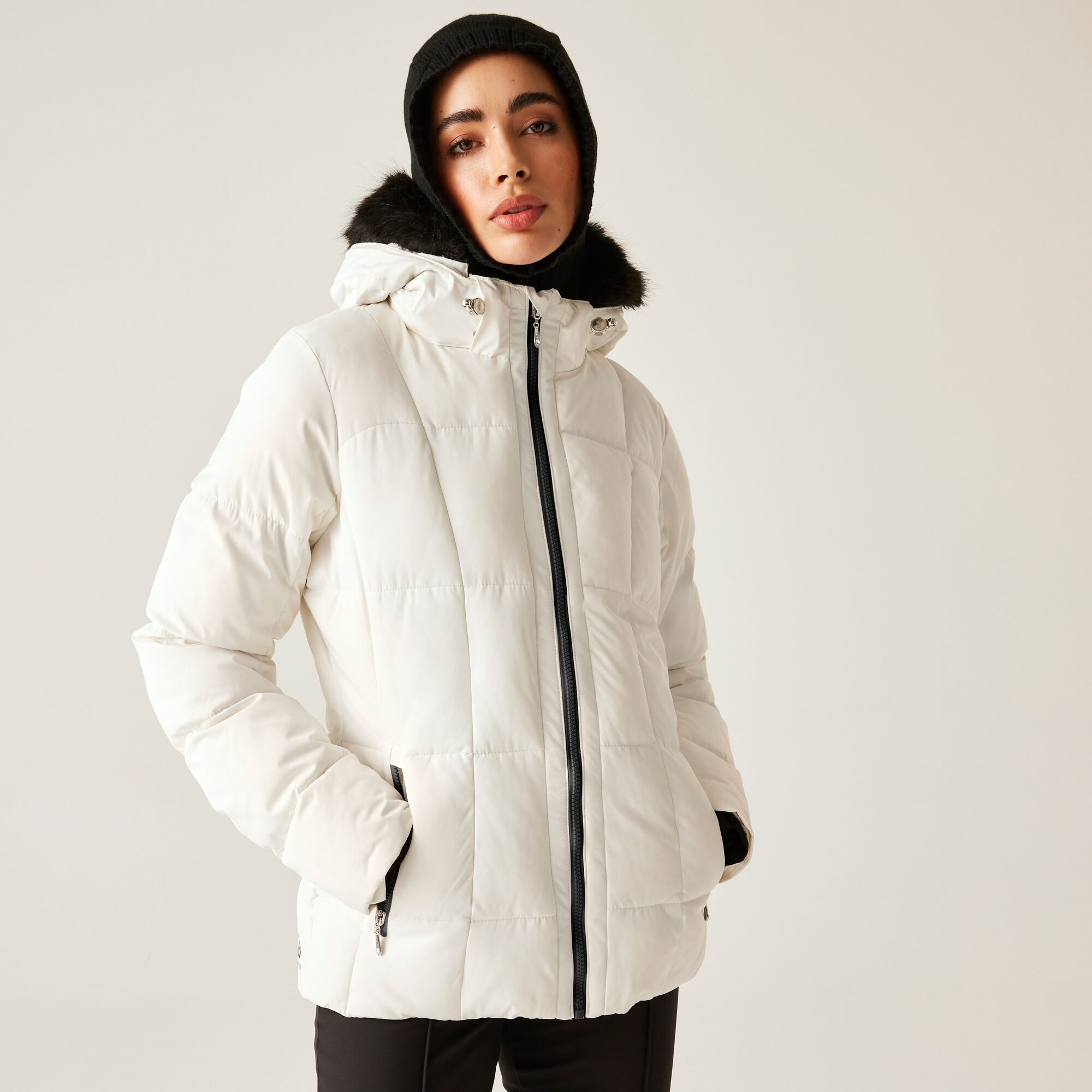 Dare 2B Women's White Glamourize Vi Ski Jacket Size: 16