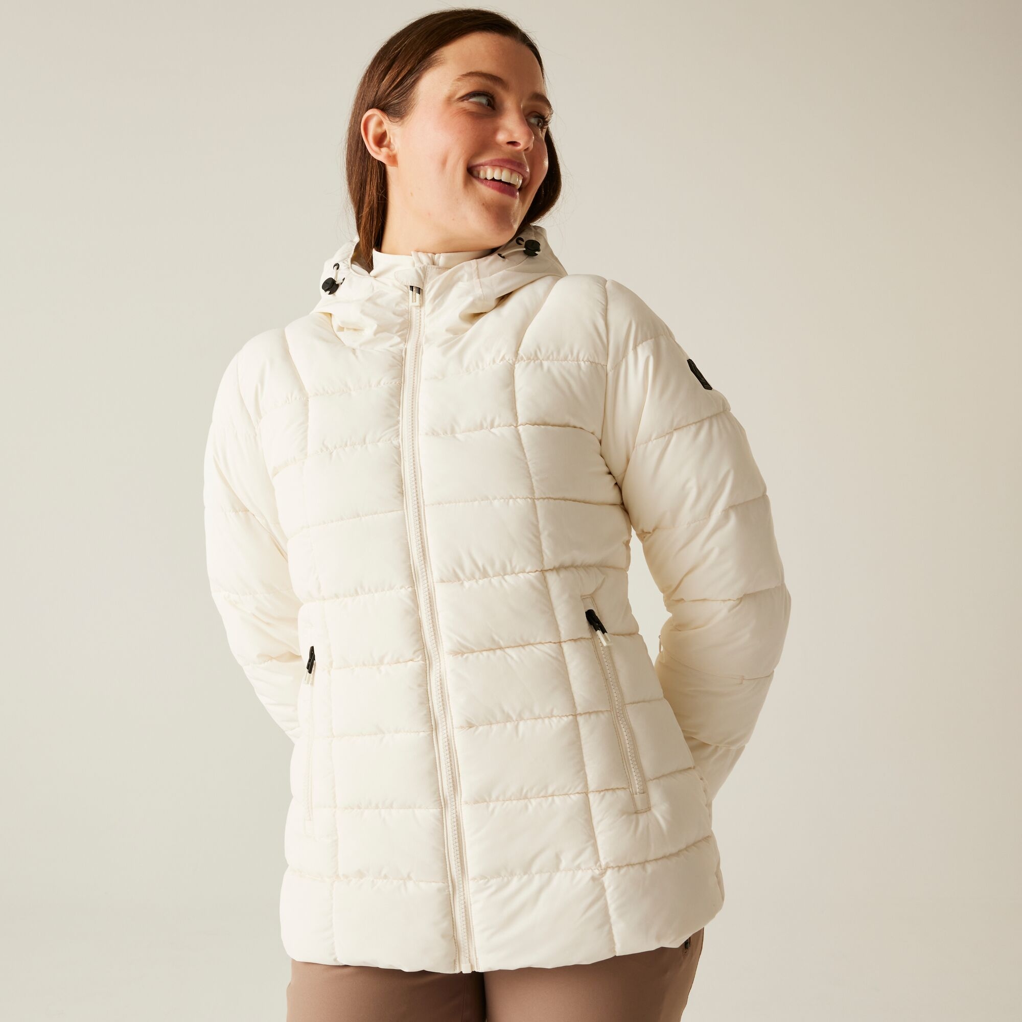Dare 2B Women's White Blindside Ski Jacket Size: 10