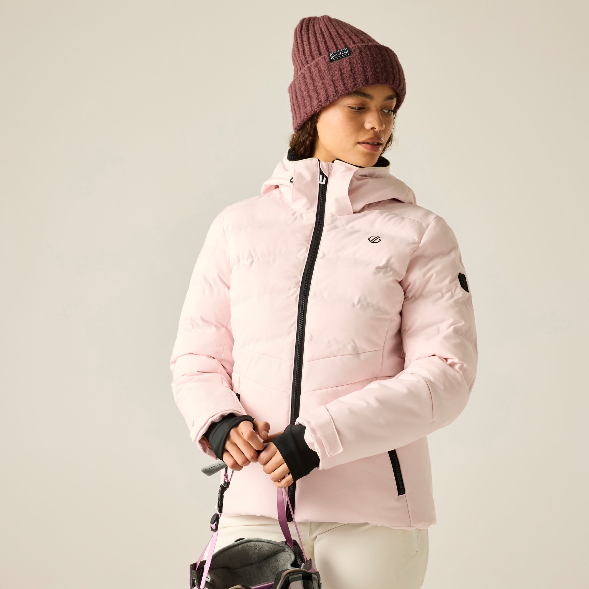 Dare 2B Women's Pink Gliding Ii Ski Jacket Size: 14