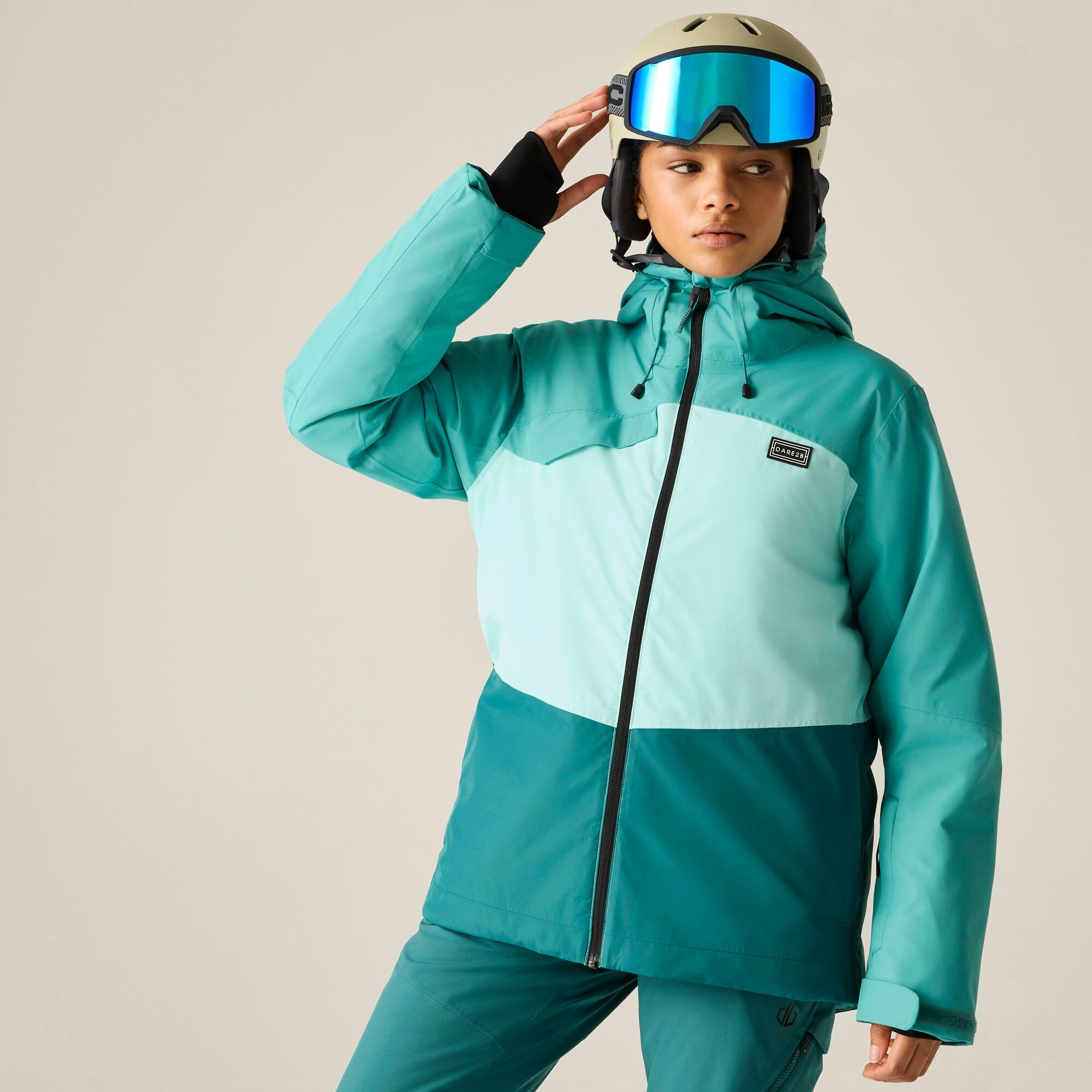 Dare 2B Women's Green Powder Ski Jacket Size: 10