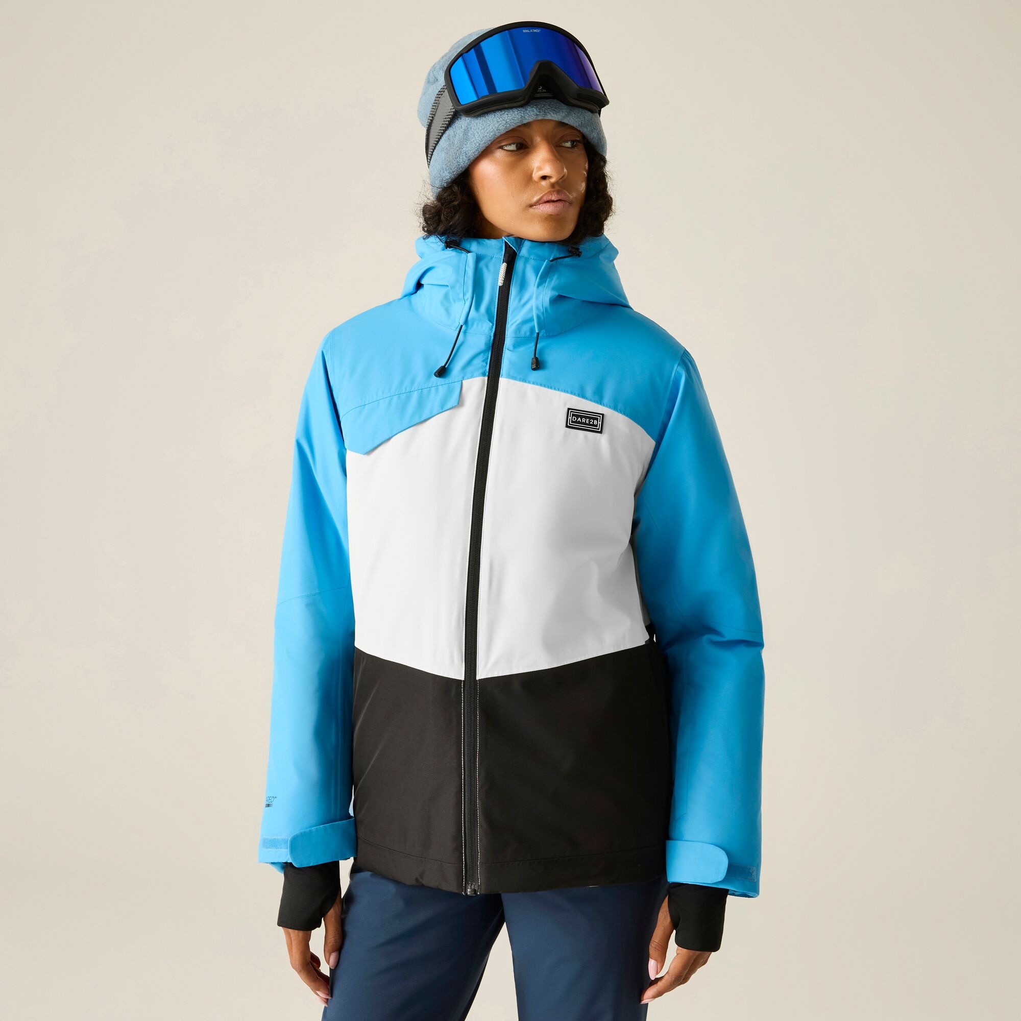 Dare 2B Women's Bleu Waterproof Jacket Powder - Image 3