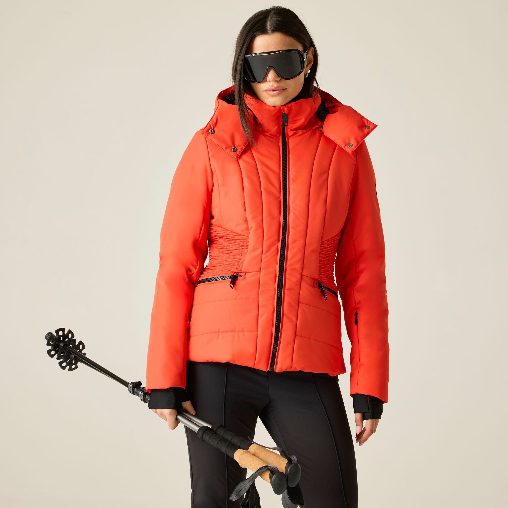 Dare 2B Women's Orange Puffer Jacket Contour - Image 2