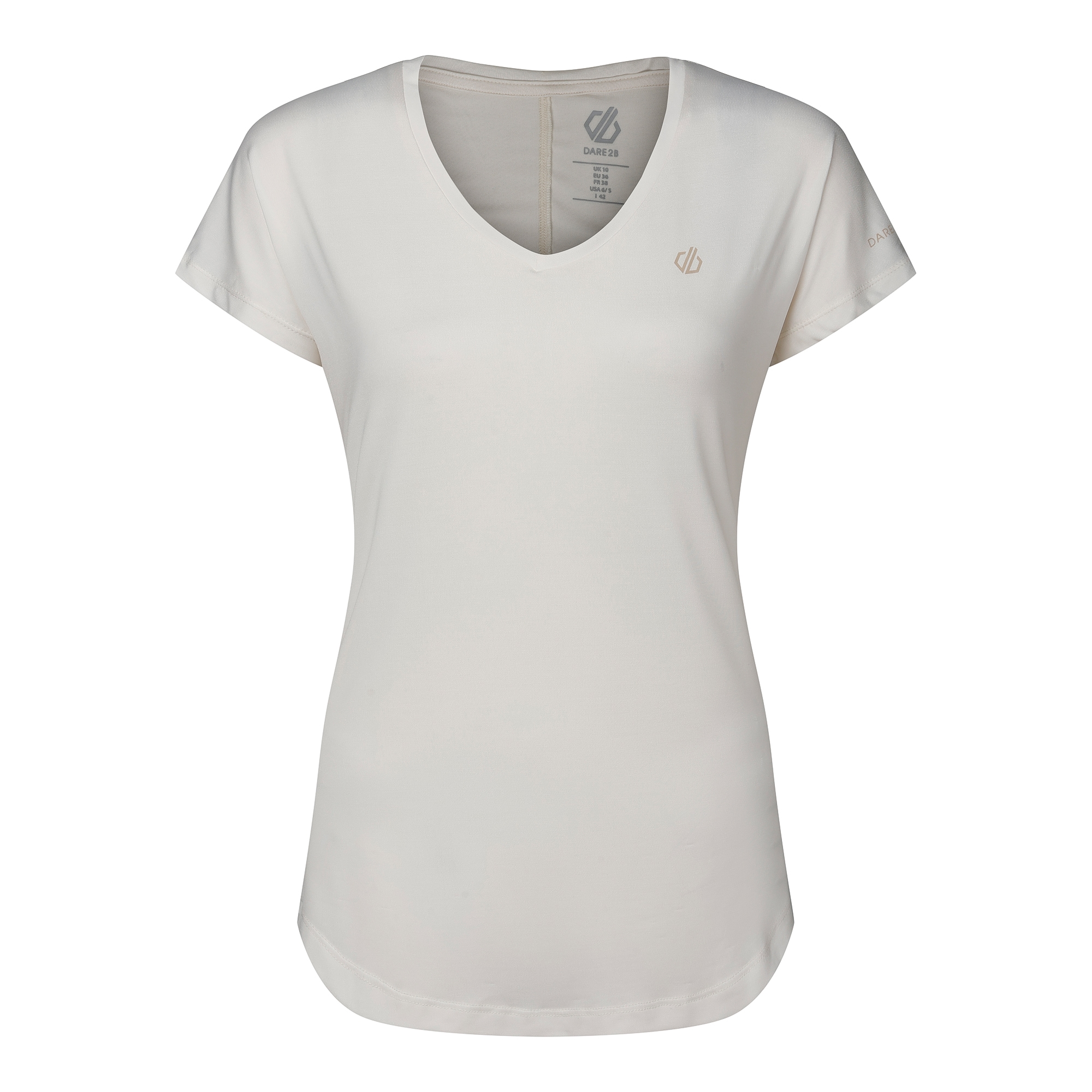 Dare 2B Women's Beige Vigilant T-Shirt Size: 8