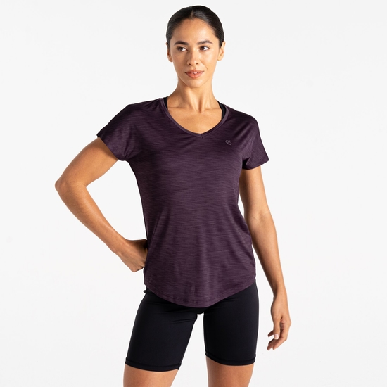 Women's Vigilant Lightweight T-Shirt Deep Plum 