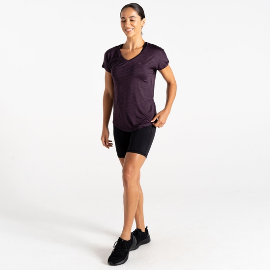 Women's Vigilant Lightweight T-Shirt Deep Plum 