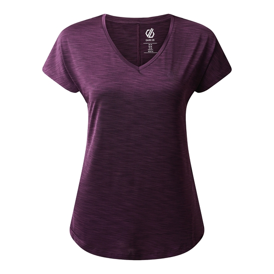 Women's Vigilant Lightweight T-Shirt Deep Plum 