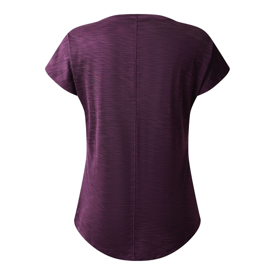 Women's Vigilant Lightweight T-Shirt Deep Plum 