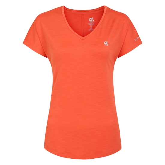 Women's Vigilant Lightweight T-Shirt Satsuma Orange