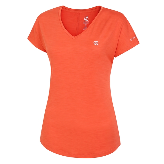 Women's Vigilant Lightweight T-Shirt Satsuma Orange