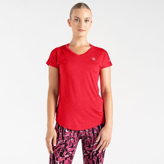 Women's Vigilant Lightweight T-Shirt Neon Pink