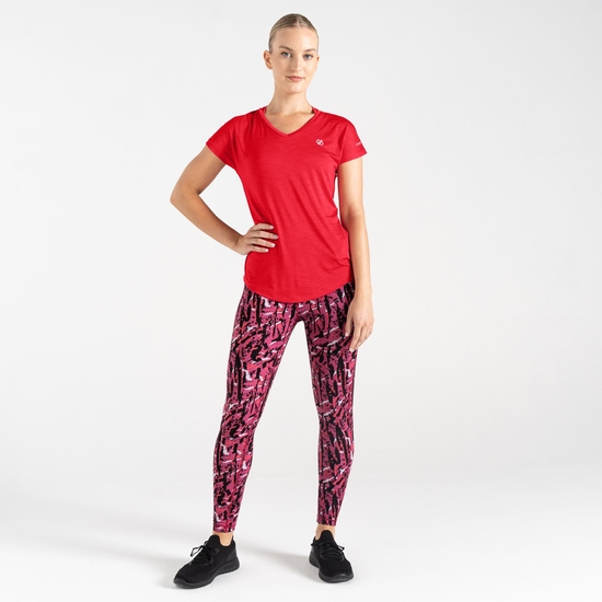 Women's Vigilant Lightweight T-Shirt Neon Pink