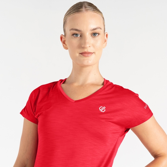 Women's Vigilant Lightweight T-Shirt Neon Pink