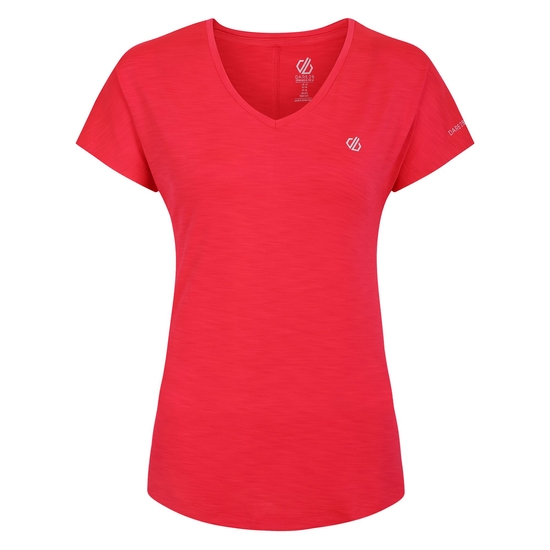 Women's Vigilant Lightweight T-Shirt Neon Pink