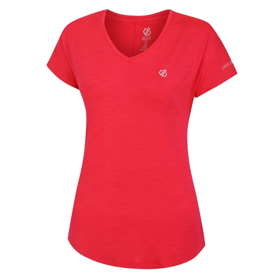 Women's Vigilant Lightweight T-Shirt Neon Pink