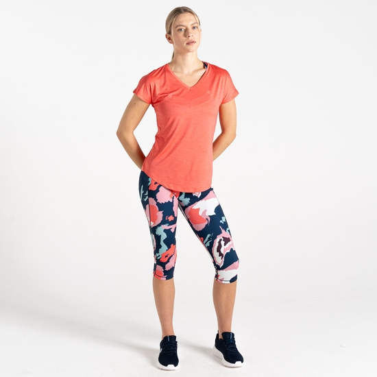 Women's Vigilant Lightweight T-Shirt Peach Bloom 