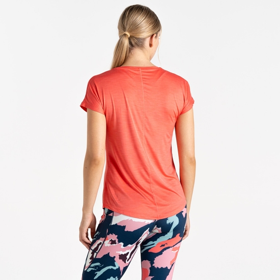 Women's Vigilant Lightweight T-Shirt Peach Bloom 
