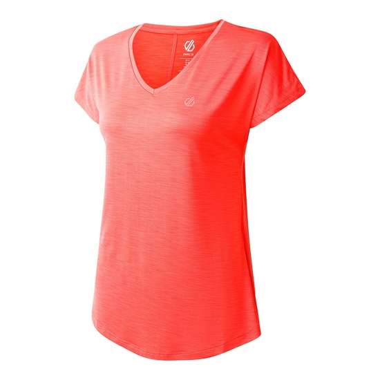 Women's Vigilant Lightweight T-Shirt Peach Bloom 