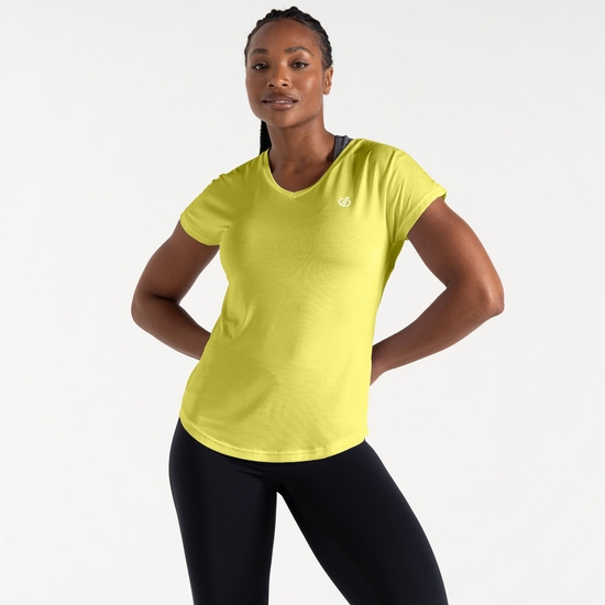Vigilant Active T-Shirt Für Damen Gelb