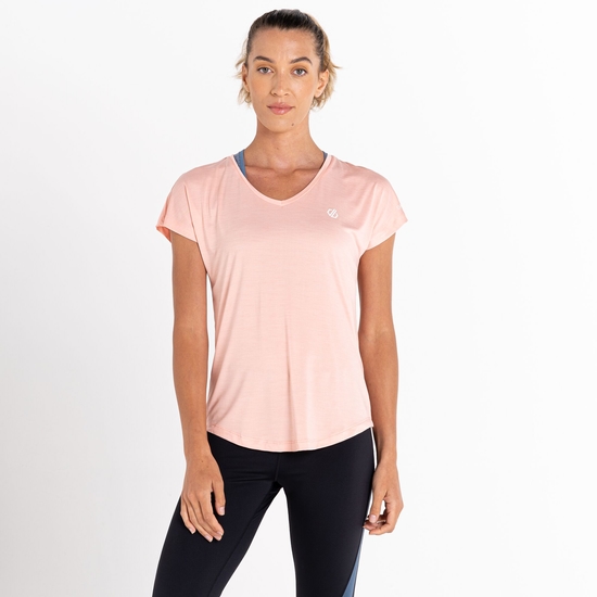 Women's Vigilant Lightweight T-Shirt Apricot Blush
