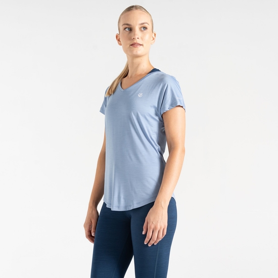 Women's Vigilant Lightweight T-Shirt Rainwashed Blue
