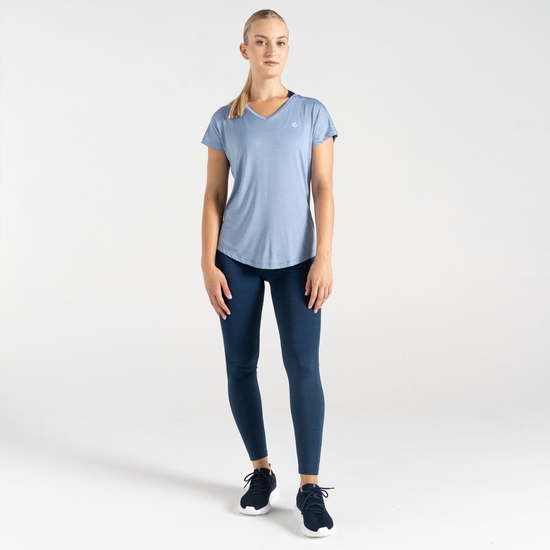 Women's Vigilant Lightweight T-Shirt Rainwashed Blue