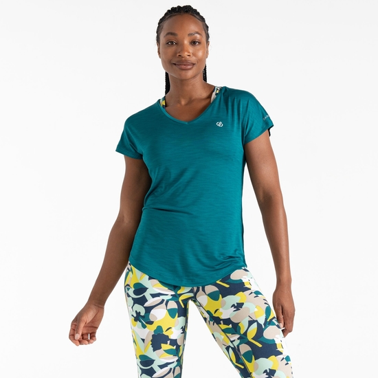 Women's Vigilant Lightweight T-Shirt Kayaking Green