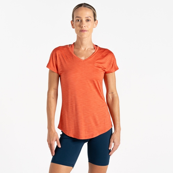 Women's Vigilant Lightweight T-Shirt Burnt Sienna 