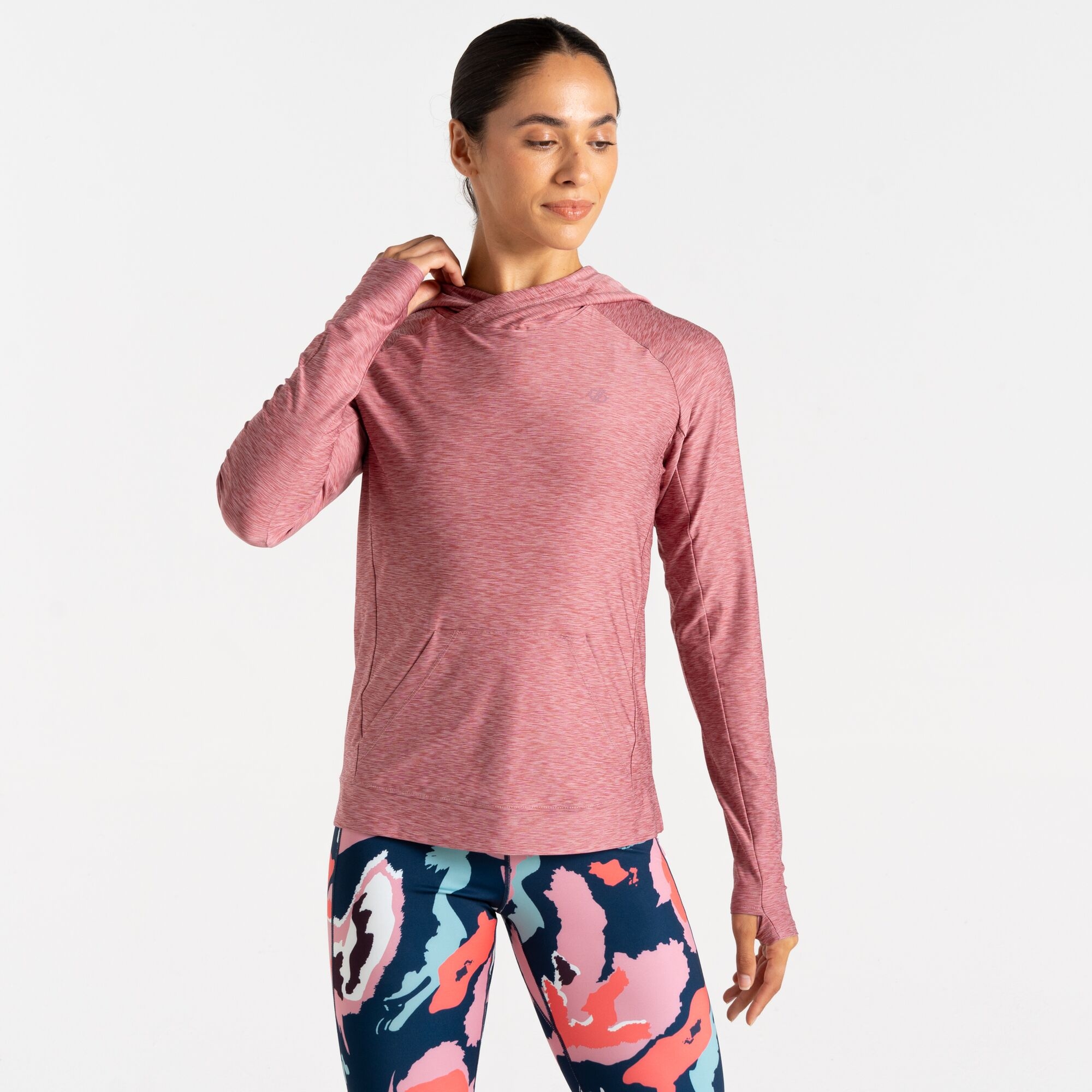 Dare 2b Women's Quick-drying Sprint City Lightweight Hoodie Lilas Marl, Size: 8