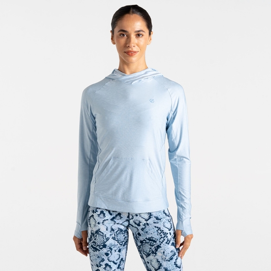 Pull Léger Avec Capuche Femme SPRINT CITY Bleu