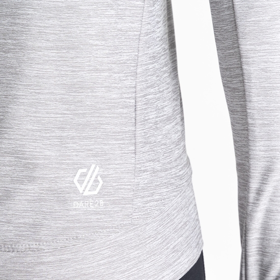 Women's Sprint City Lightweight Hoodie Ash Grey Marl
