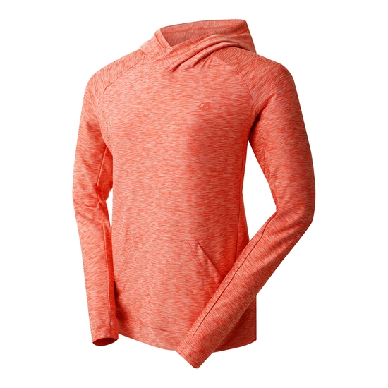 Women's Sprint City Lightweight Hoodie Burnt Sienna Marl 