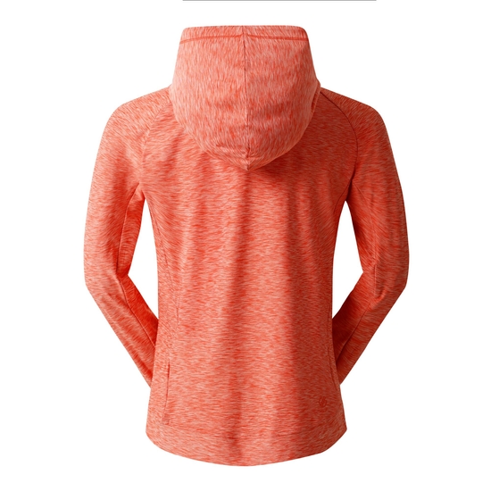 Women's Sprint City Lightweight Hoodie Burnt Sienna Marl 