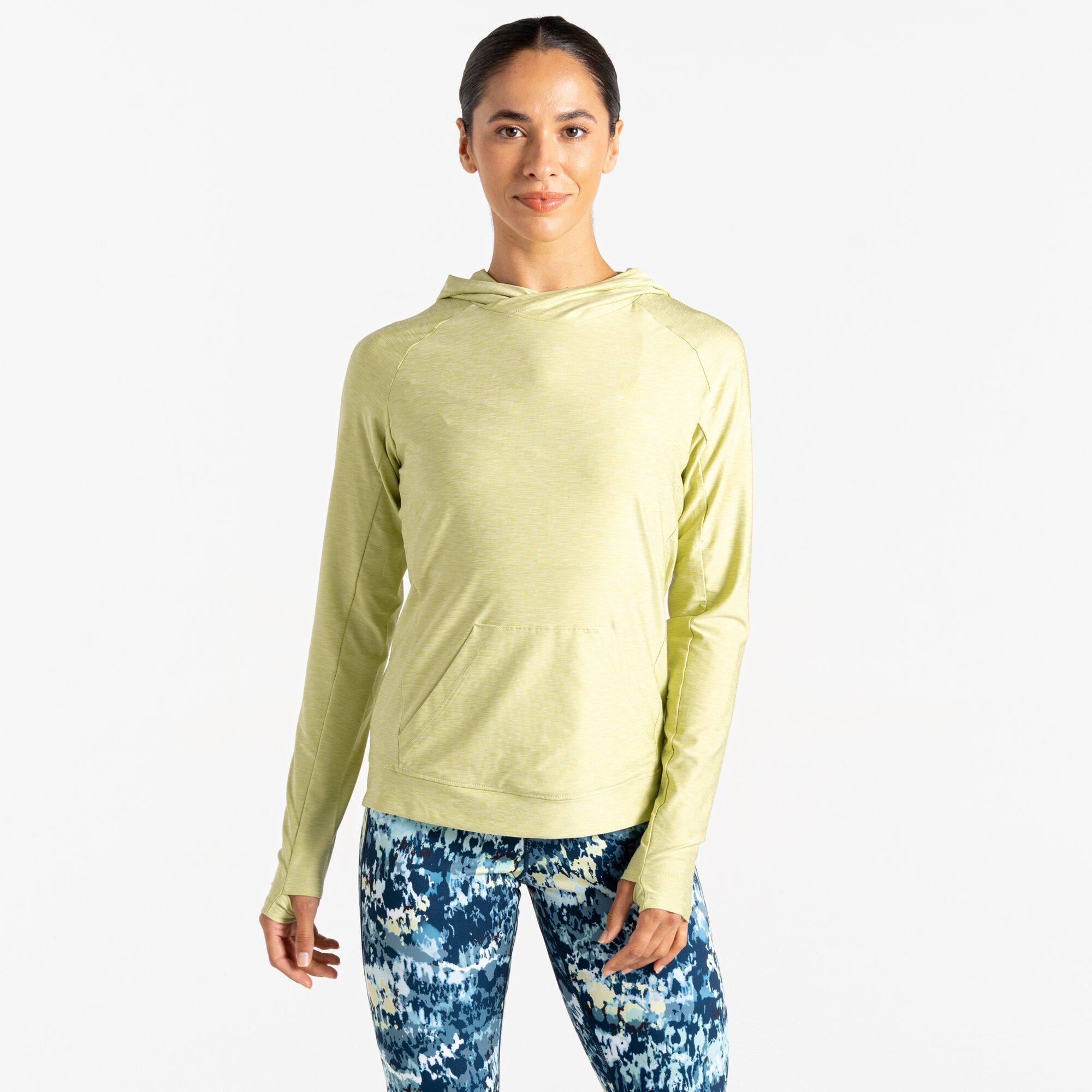 Dare 2b Women's Quick-drying Sprint City Lightweight Hoodie Butterfly Green Marl, Size: 20