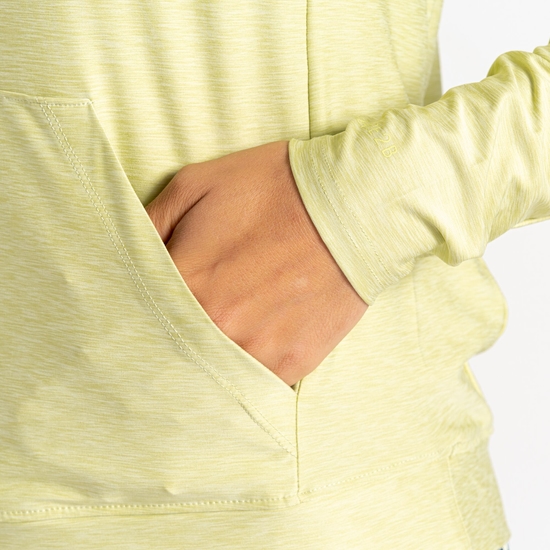 Women's Sprint City Lightweight Hoodie Butterfly Green Marl 