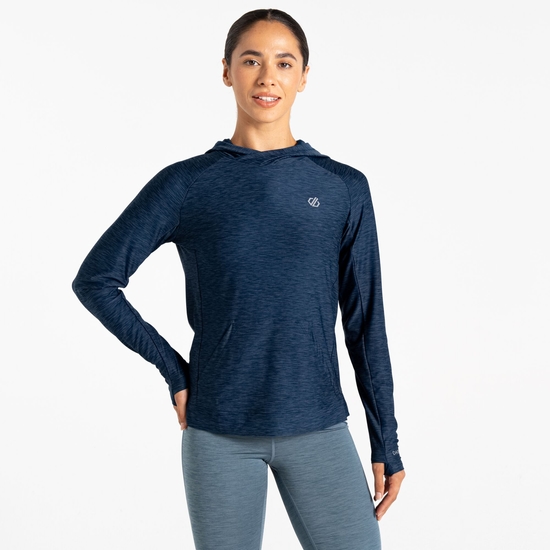 Damen Sprint leichter Damen-Hoodie Blau
