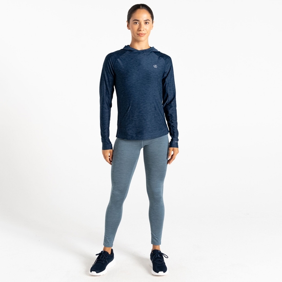 Women's Sprint City Lightweight Hoodie Moonlight Denim Marl