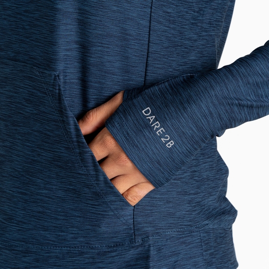 Women's Sprint City Lightweight Hoodie Moonlight Denim Marl