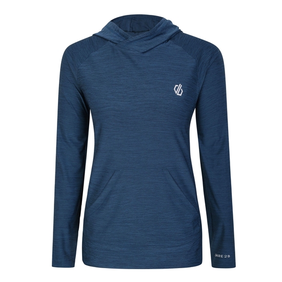 Women's Sprint City Lightweight Hoodie Moonlight Denim Marl