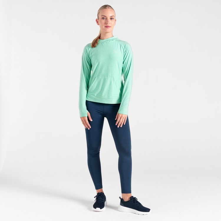 Women's Sprint City Lightweight Hoodie - Mint Green Marl | Dare2B ROW
