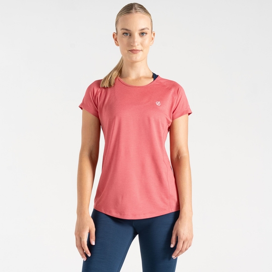 Women's Corral Lightweight T-Shirt Sorbet Pink Marl