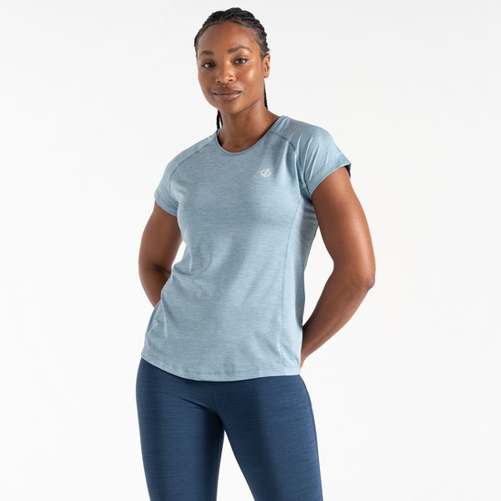 Women's Corral Lightweight T-Shirt Niagara Blue Marl
