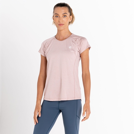 Corral Schnell Trocknendes T-Shirt Für Damen Rosa