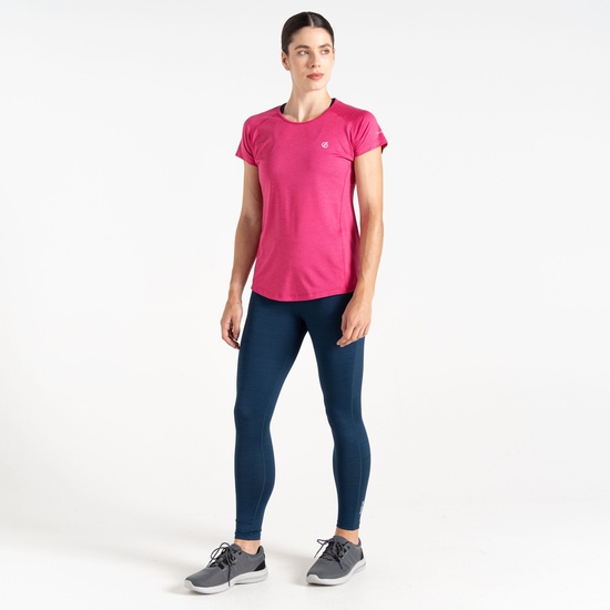 Women's Corral Lightweight T-Shirt Berry Pink Marl