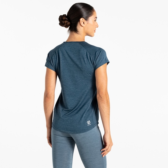 Women's Corral Lightweight T-Shirt Moonlight Denim Marl