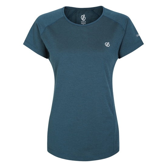 Women's Corral Lightweight T-Shirt Moonlight Denim Marl