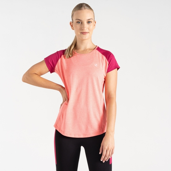 Women's Corral Lightweight T-Shirt Berry Neon Pink