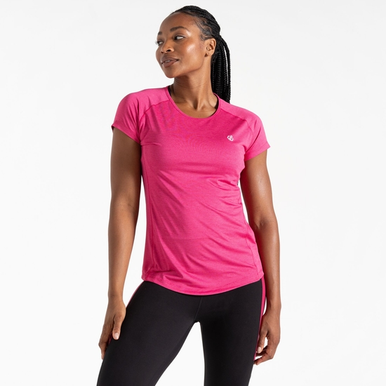 Women's Corral Lightweight T-Shirt Pure Pink Marl