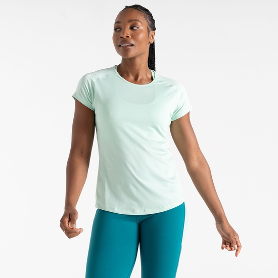 Women's Corral Lightweight T-Shirt Mint Green Marl
