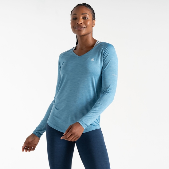 Women's Discern Lightweight T-Shirt Niagara Blue
